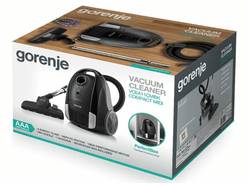 Gorenje VCEA11CMBK Porzsákos porszívó
