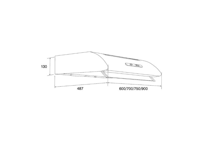 DAVOLINE Olympia 60 Hagyományos páraelszívó, 2 motoros, Fehér