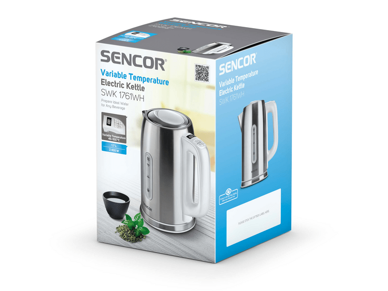 Sencor SWK 1761WH Vízforraló hőmérséklet szabályzóval, Fehér