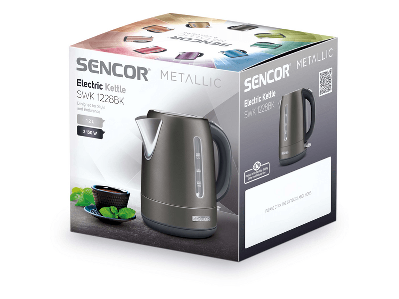 Sencor SWK 1228BK Vízforraló, Fekete