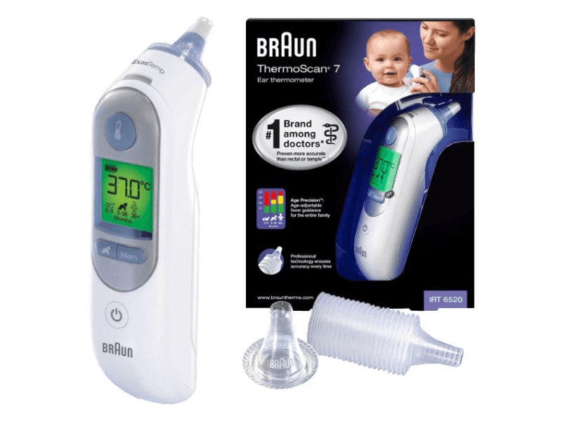 BRAUN IRT6520 ThermoScan 7 fülhőmérő