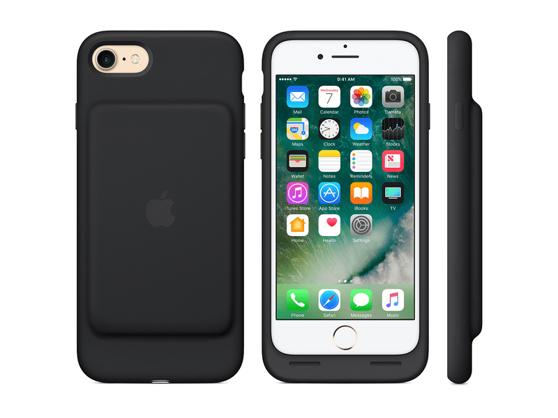 Apple akkumulátoros gyári védőtok (MN002ZM/A), Fekete