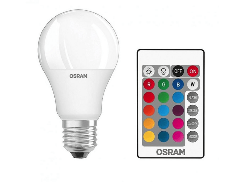 Osram A60 RGB LED izzó távirányítóval