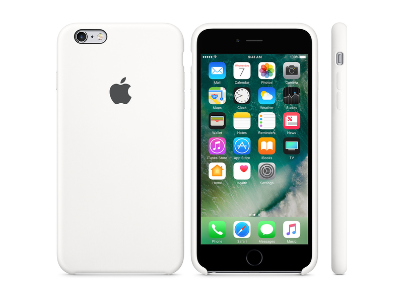Apple (MKY12ZM/A) iPhone 6/6s szilikontok, Fehér