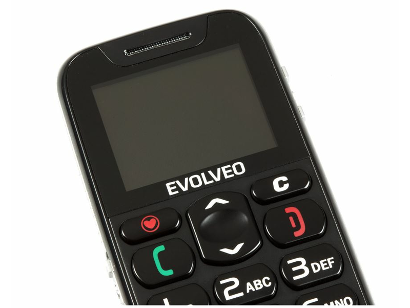 EVOLVEO EASY PHONE EP-500 Kártyafüggetlen mobiltelefon fekete