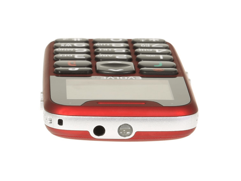 EVOLVEO EASY PHONE EP-500 Kártyafüggetlen mobiltelefon piros