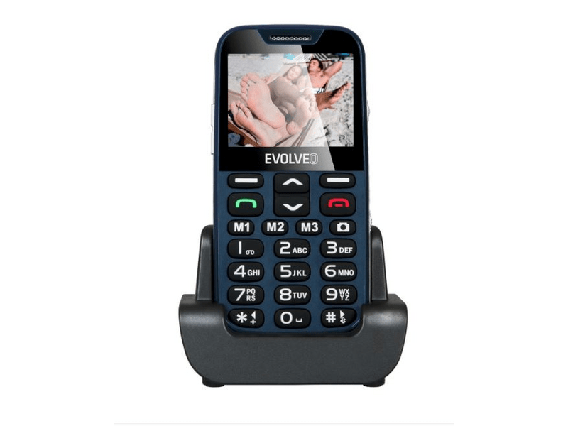Evolveo EasyPhone XD EP-600 Kártyafüggetlen mobiltelefon, Kék