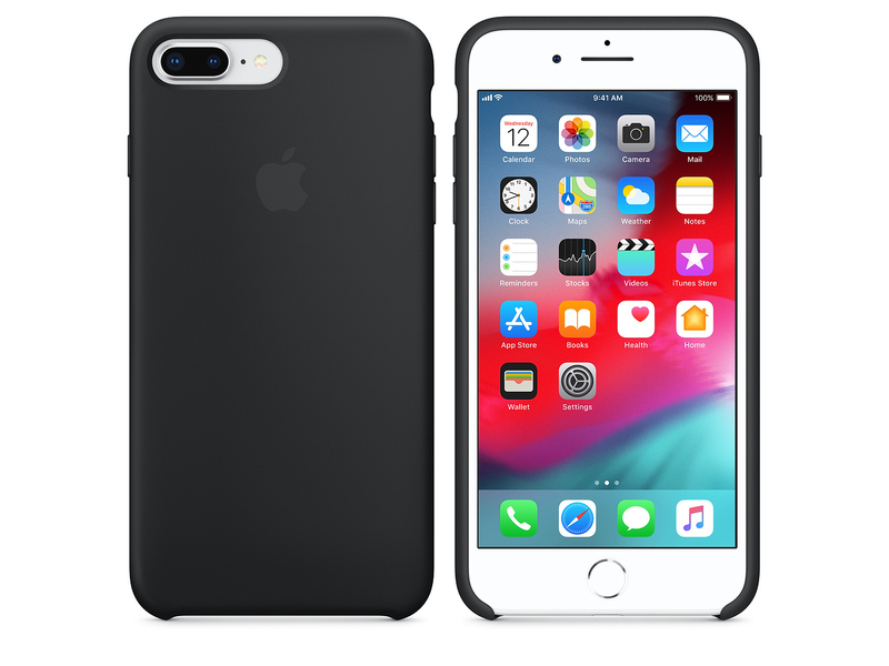 Apple MQGW2ZM/A iPhone 8 Plus / 7 Plus szilikontok, Fekete