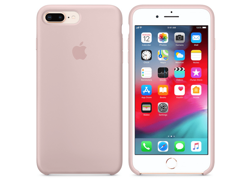 Apple MQH22ZM/A iPhone 8 Plus/ 7 Plus szilikontok, Rózsakvarc