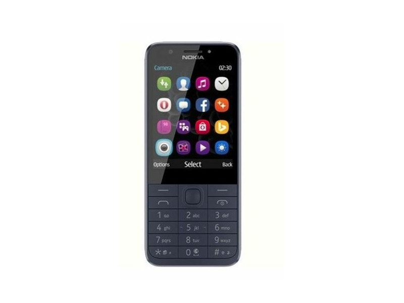 Nokia 230 Dual SIM Kártyafüggetlen Mobiltelefon, Sötét Kék