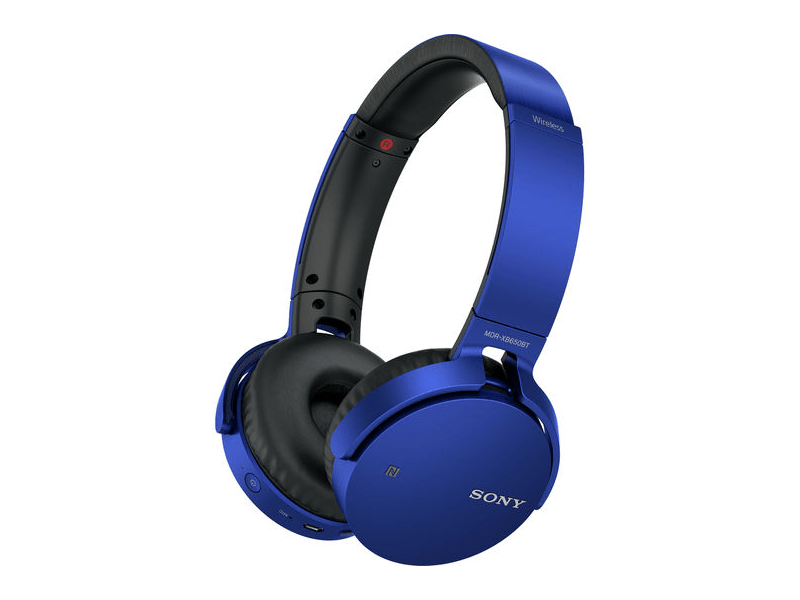 SONY MDRXB650BTL Extra Bass Vezeték nélküli fejhallgató, Kék