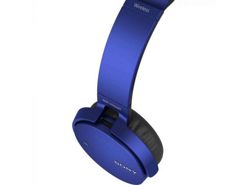 SONY MDRXB650BTL Extra Bass Vezeték nélküli fejhallgató, Kék
