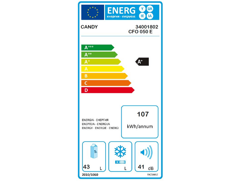 Candy CFO 050 E Hűtőszekrény