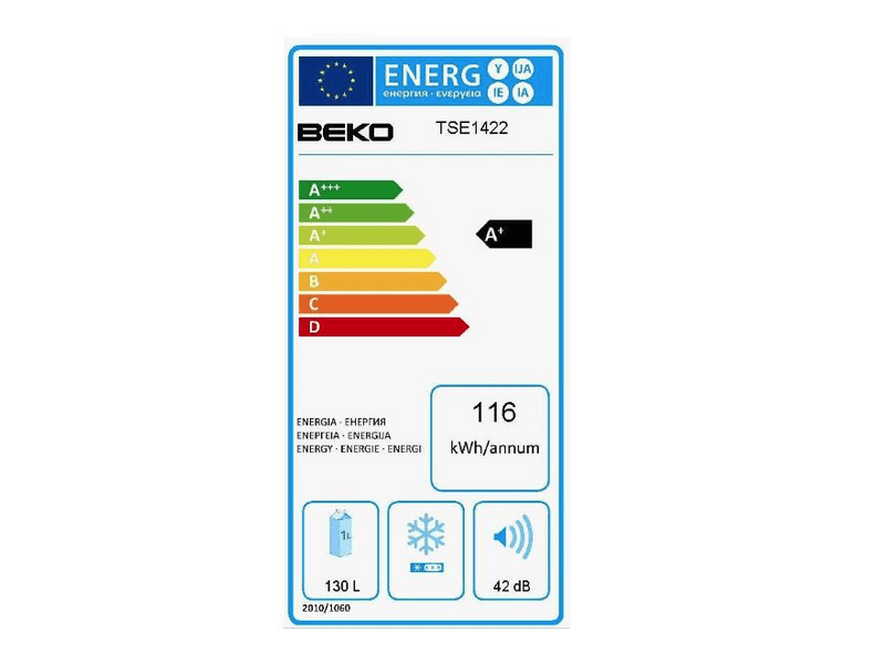 BEKO TSE-1422 Egyajtós hűtőszekrény
