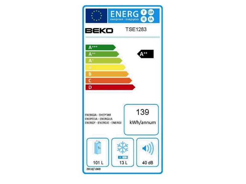 BEKO TSE 1283 Egyajtós hűtőszekrény