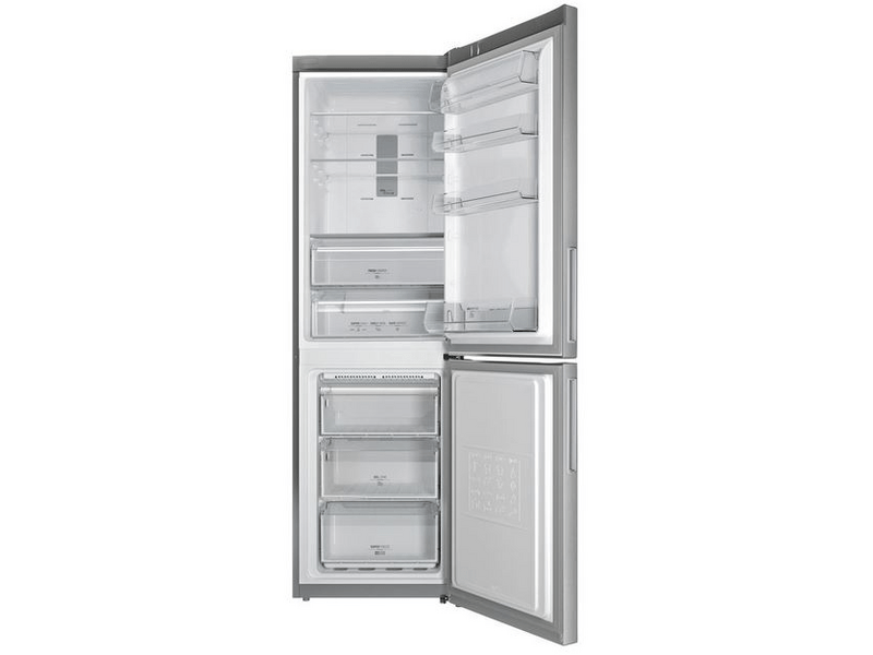 WHIRLPOOL WNF8T2OX Alulfagyasztós kombinált hűtőszekrény