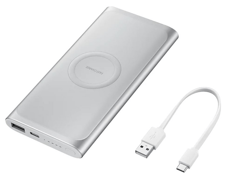 Samsung EB-U1200CSEGWW PowerBank vezeték nélküli töltéssel, Ezüst