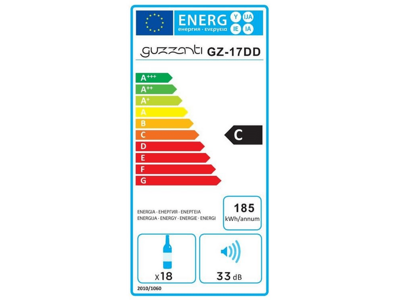 GUZZANTI GZ17DD Borhűtő