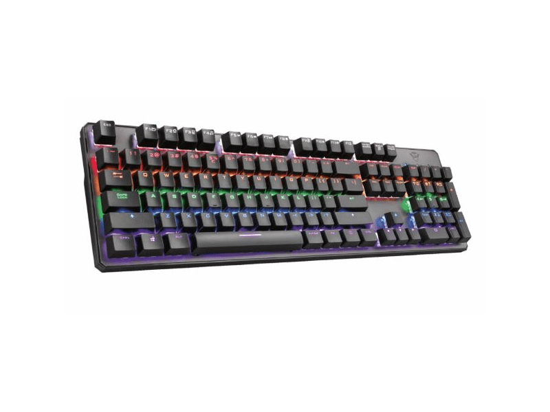 TRUST 23089 GXT 865 Asta Mechanikus gamer billentyűzet, Fekete