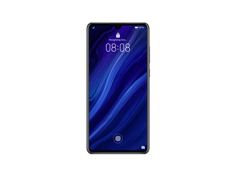 Huawei P30 Dual SIM 128 GB Kártyafüggetlen Mobiltelefon, Fekete