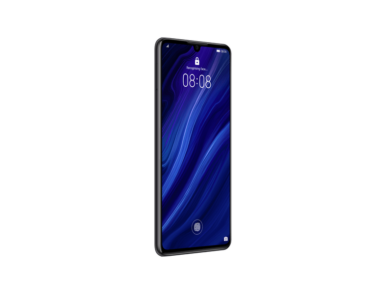 Huawei P30 Dual SIM 128 GB Kártyafüggetlen Mobiltelefon, Fekete