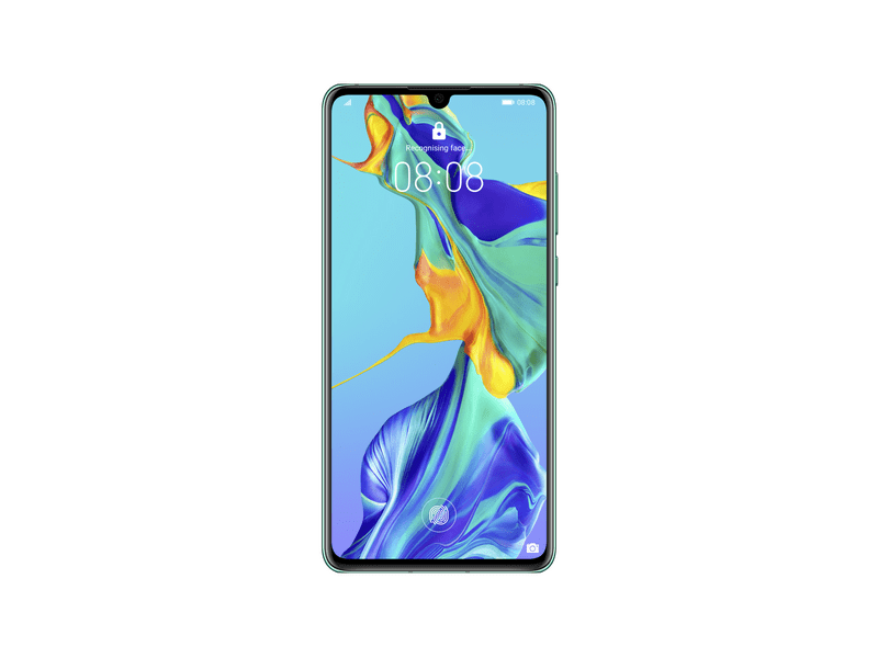 Huawei P30 Dual SIM 128 GB Kártyafüggetlen Mobiltelefon, Auróra kék