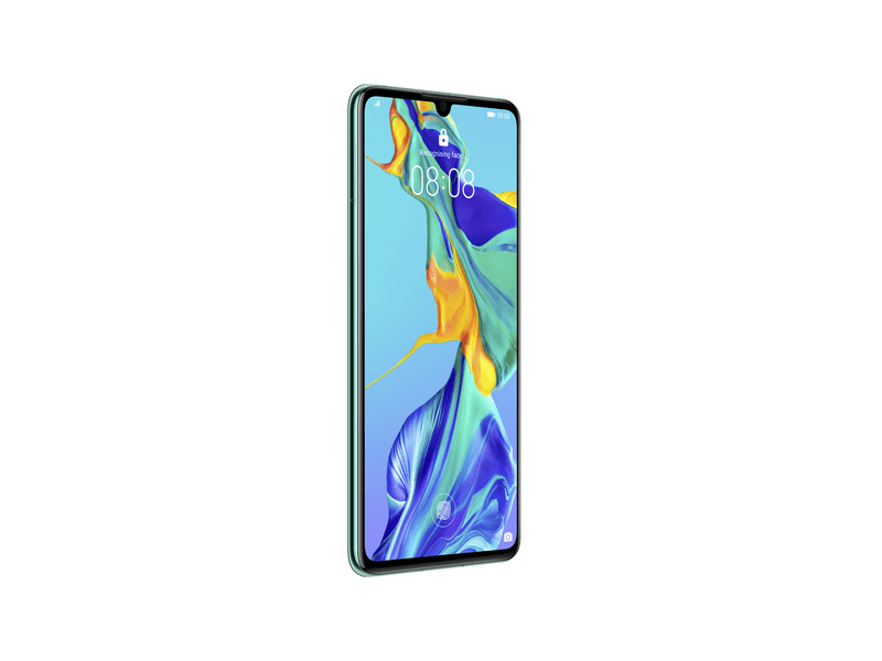 Huawei P30 Dual SIM 128 GB Kártyafüggetlen Mobiltelefon, Auróra kék