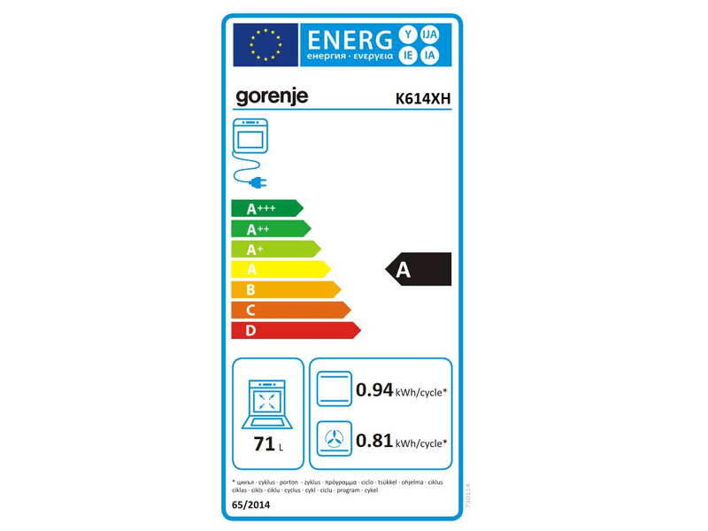 GORENJE K614XH Kombinált tűzhely
