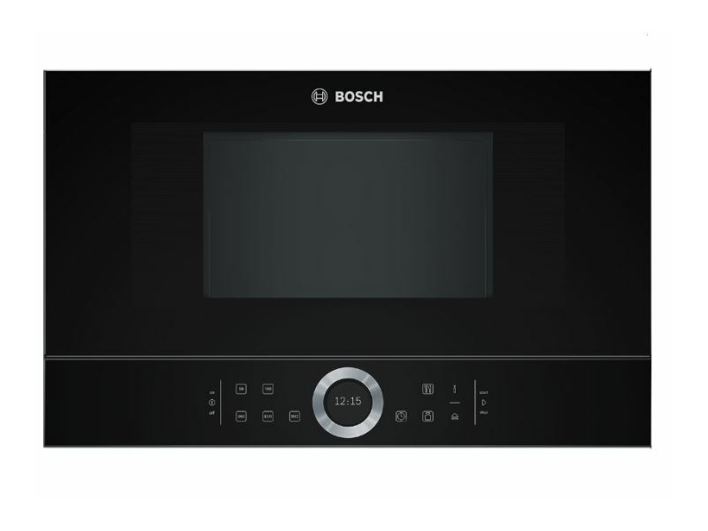 Bosch BFL634GB1 Beépíthető mikrohullámú sütő, Fekete