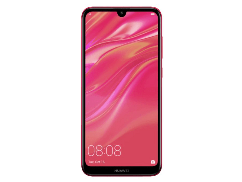 Huawei Y7 2019 DualSim Kártyafüggetlen okostelefon korall