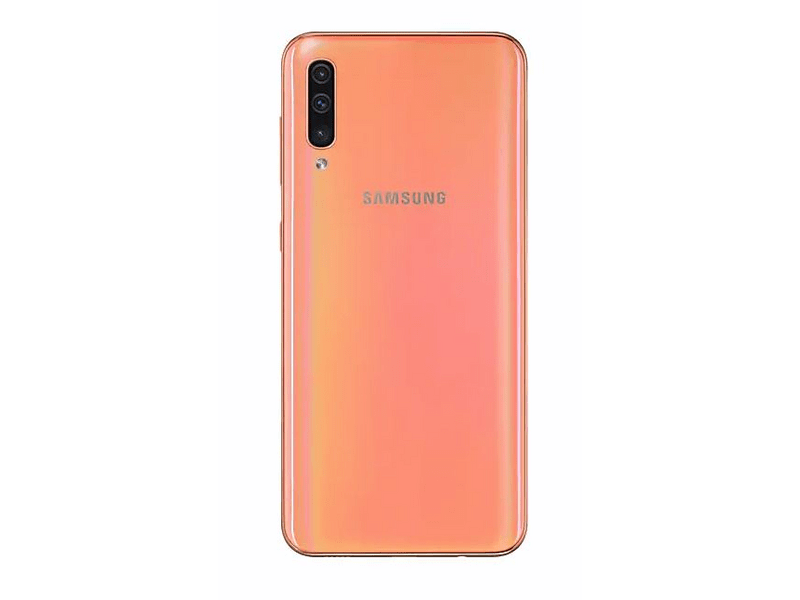 Samsung A50 Dual SIM 128 GB Kártyafüggetlen Mobiltelefon, Korall