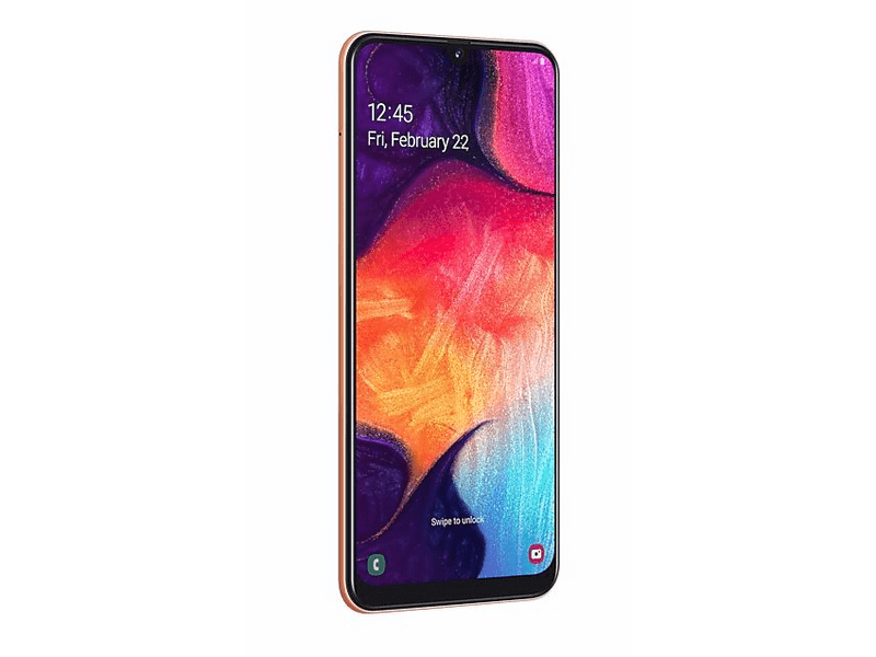 Samsung A50 Dual SIM 128 GB Kártyafüggetlen Mobiltelefon, Korall
