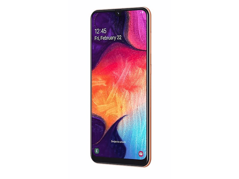 Samsung A50 Dual SIM 128 GB Kártyafüggetlen Mobiltelefon, Korall