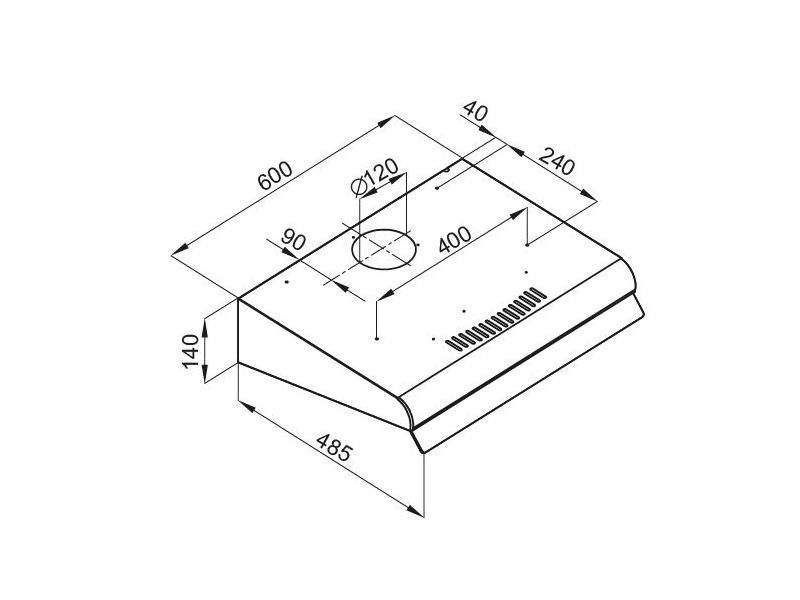 Mora OP630X Hagyományos páraelszívó