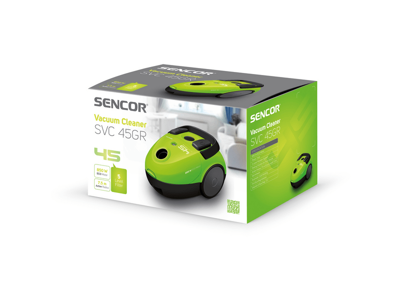 Sencor SVC 45GR-EUE3 Porzsákos porszívó
