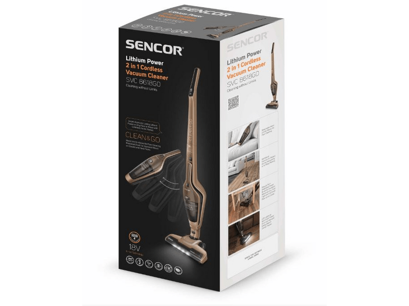 SENCOR SVC 8618GD Vezeték nélküli porszívó