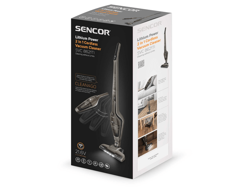 SENCOR SVC 8621TI Vezeték nélküli porszívó
