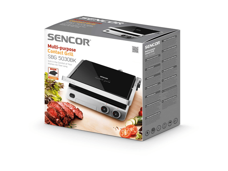 SENCOR SBG 5030BK Többfunkciós grill, Fekete