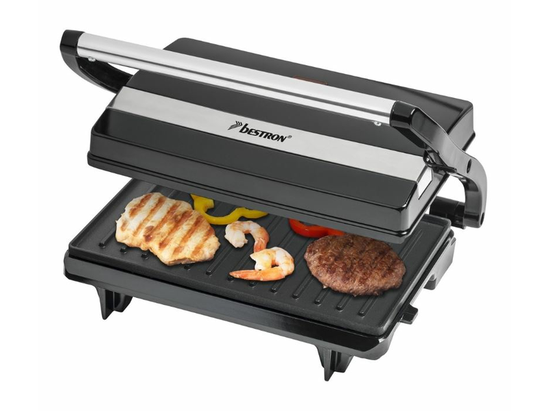 Bestron APM123Z Panini grillsütő, fekete