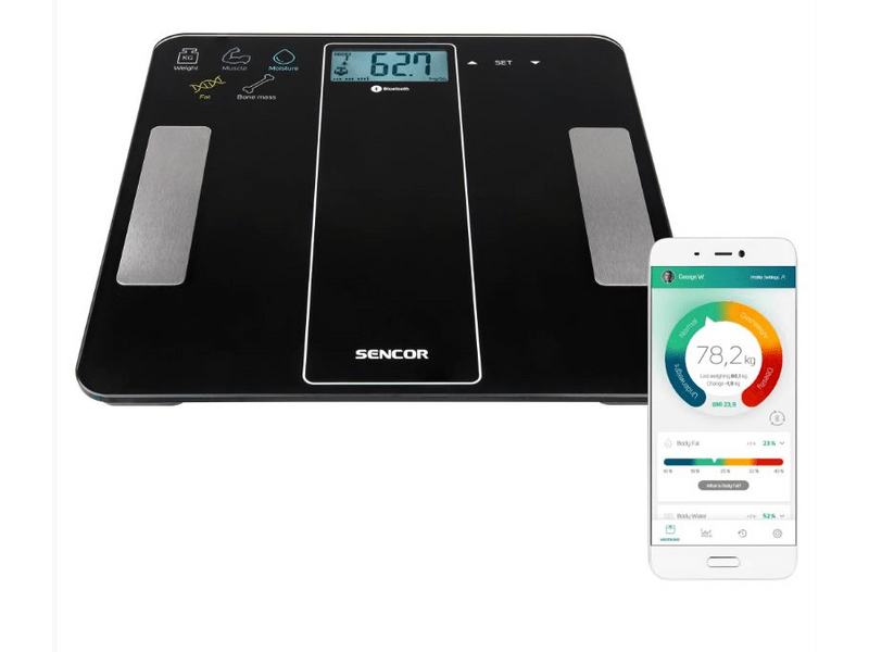Sencor SBS 8000BK Fitness Személymérleg