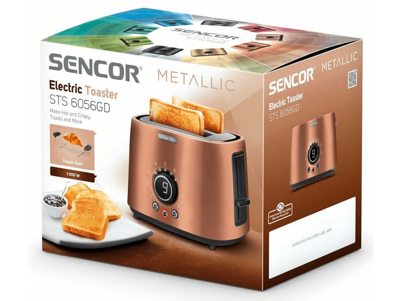 Sencor STS 6056GD toster, zlatni