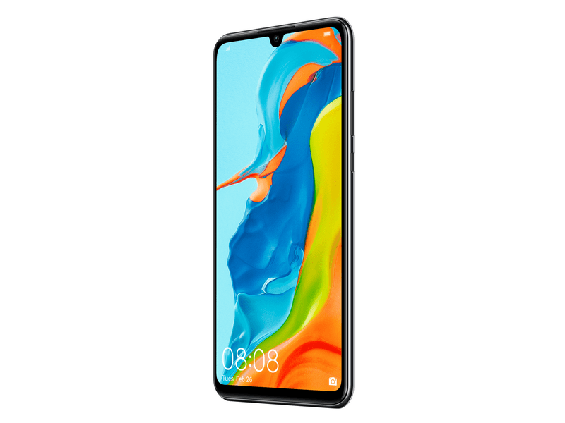 Huawei P30 LITE Dual SIM 128 GB Kártyafüggetlen Mobiltelefon, fekete