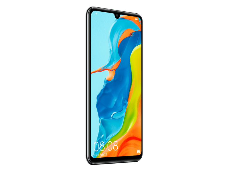 Huawei P30 LITE Dual SIM 128 GB Kártyafüggetlen Mobiltelefon, fekete