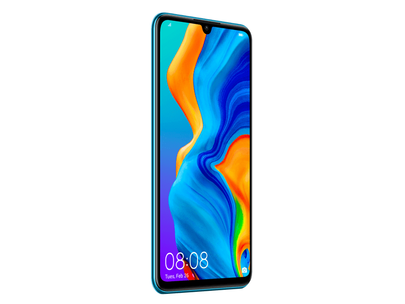 Huawei P30 LITE Dual SIM 128 GB Kártyafüggetlen Mobiltelefon, kék