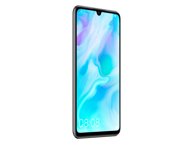 Huawei P30 LITE Dual SIM 128 GB Kártyafüggetlen Mobiltelefon, fehér