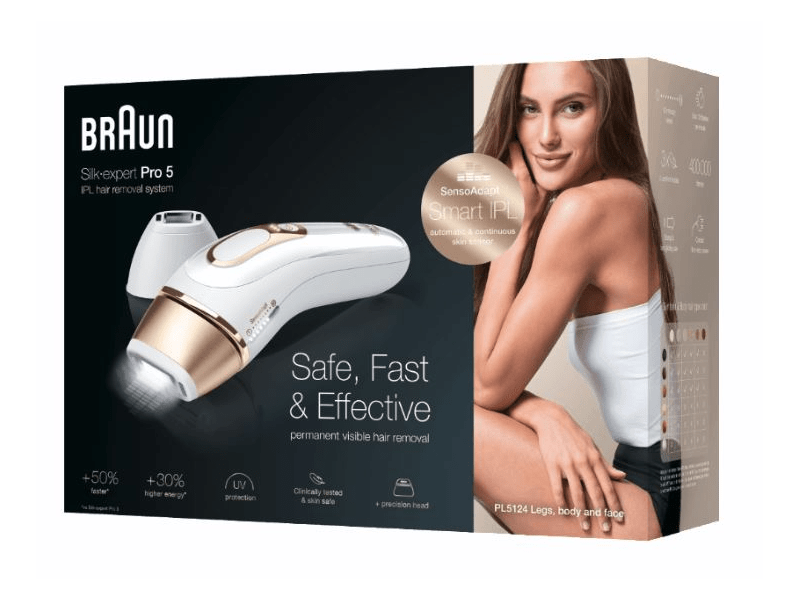 Braun Silk-Expert IPL PL5124 Villanófényes szőrtelenítő