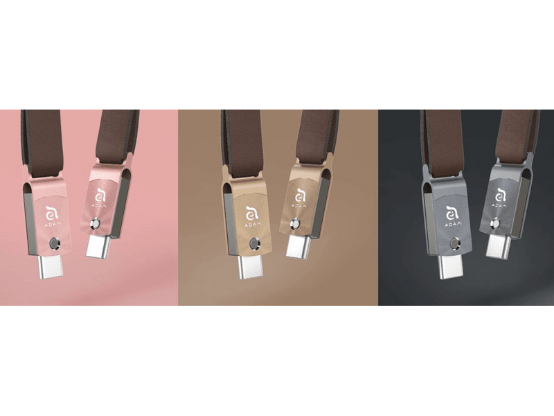 Adam Elements AD019 Roma 64GB Flash Drive, siva