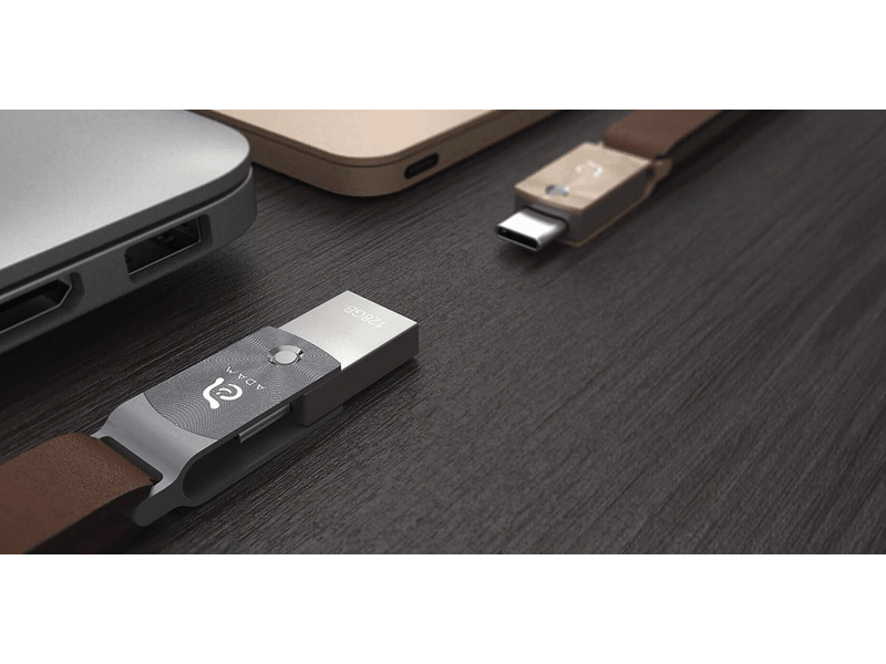 Adam Elements AD019 Roma 64GB Flash Drive, siva