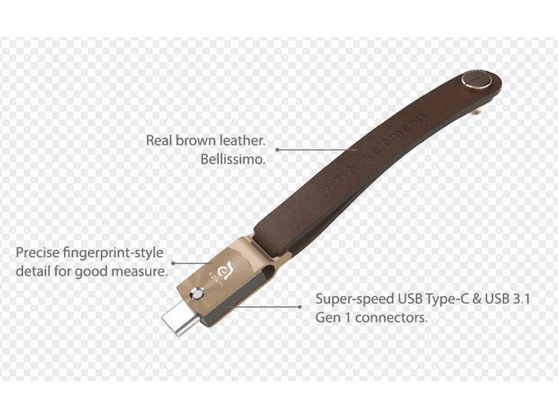 Adam Elements AD019 Roma 64GB Flash Drive, siva