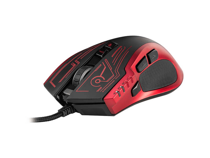 Yenkee YMS 3028 RD Resistance Gamer egér + egérpad